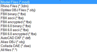 Export files